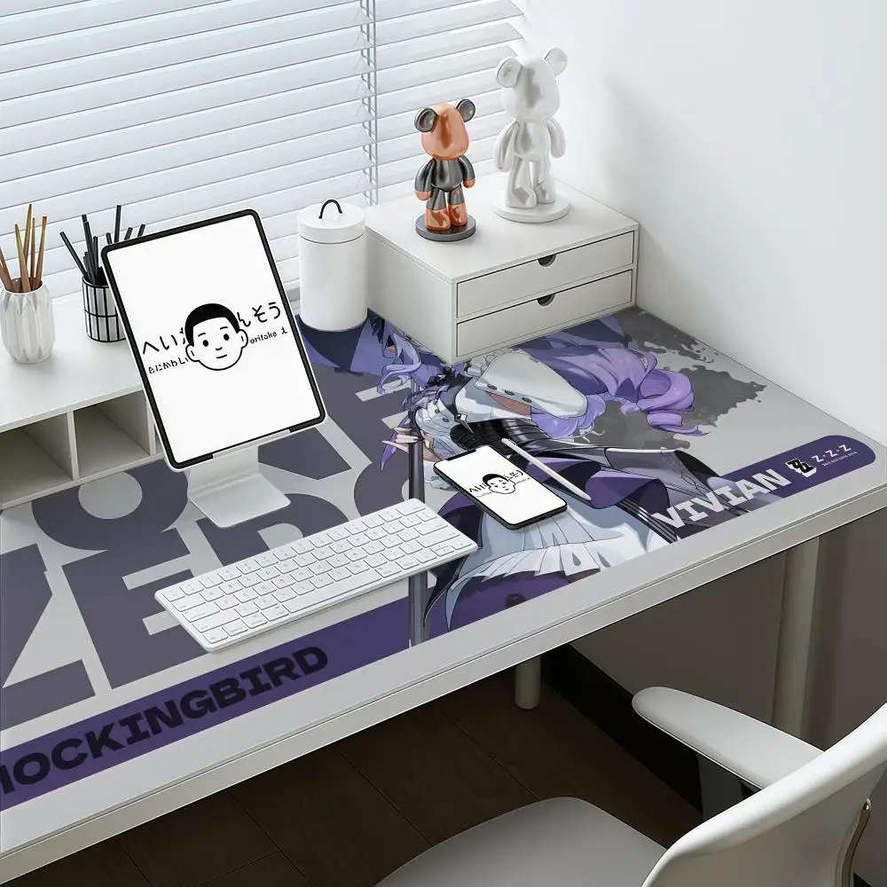 Jogo quente zenless zona zero novo mouse pad 1000x500 xxl grande para fps esports jogos antiderrapante teclado de escritório tapetes de mesa