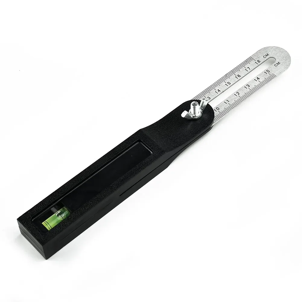 

Stainless Steel Blade Metric and Imperial Graduations Adjustable Sliding Bevel Square Gauge Protractor Angle Ruler