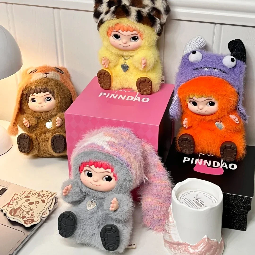 

WAKUKU Rabbit & Fox Series WAKUKU Fuzzy Trendy Fun Party Blind Box Mystery Bag PlushToy Doll Collection Figure Toy Surprise Gift