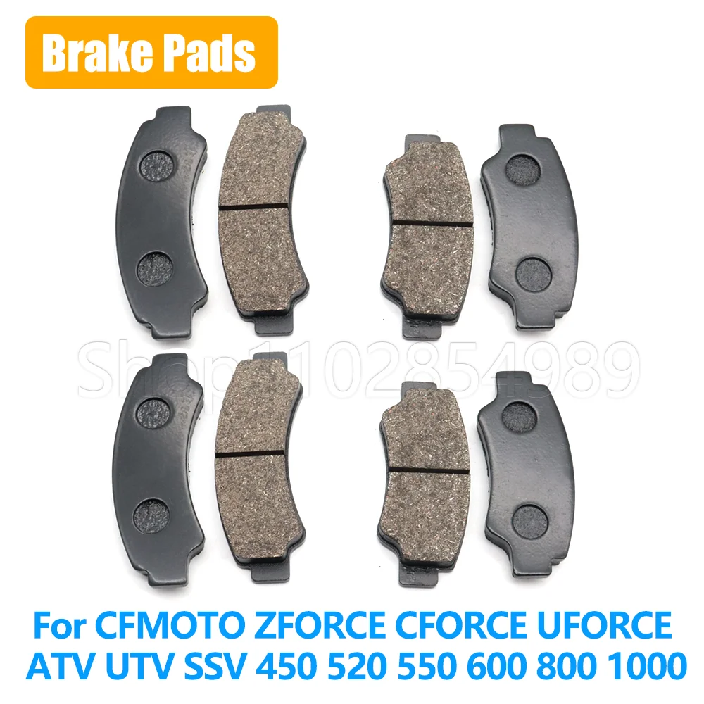 

Motorcycle Accessories For CFMOTO CFORCE UFORCE ZFORCE ATV UTV SSV 450 520 550 600 800 1000 Front Rear Brake Pads
