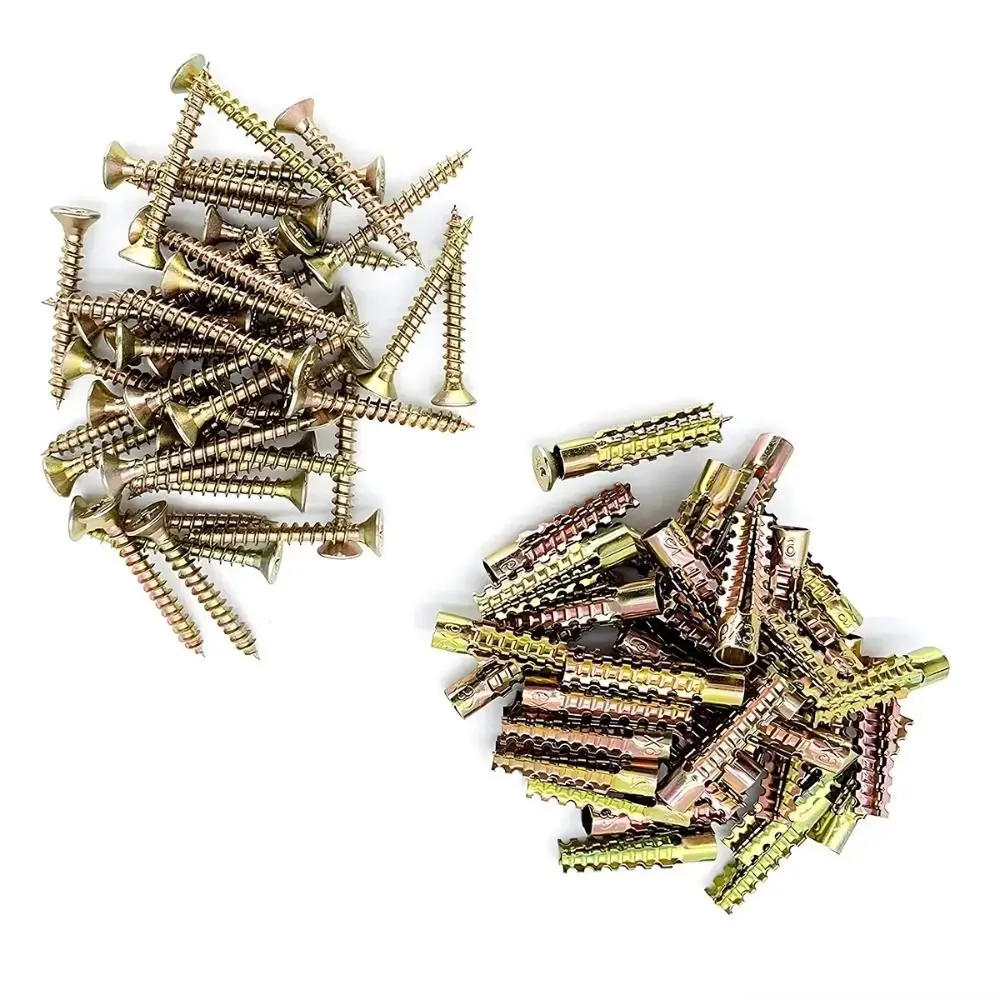 

Tree Shaped Expansion Screw 5*30/6*32 Serrated Self Tapping Screws Carbon Steel Heavy Duty Metal Expansion Tube Concrete Wall