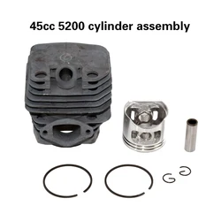 중국 전기 톱 45cc 5200 가솔린 전기 톱 예비 부품 용 45mm 전기 톱 실린더 피스톤 키트