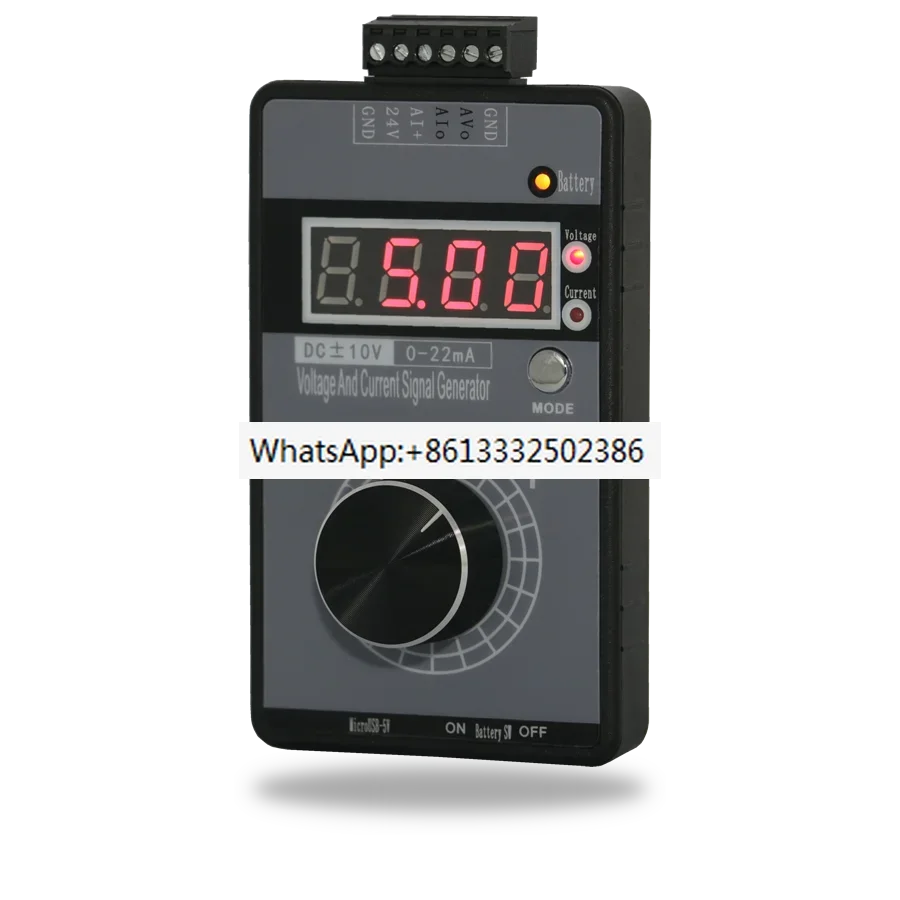 High precision handheld 0-10V5V voltage 0-4-20mA current signal generator QH-VISG2-ED/EN