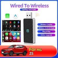 2025 New Universal Wireless Carplay Adapter Android Auto Wireless WiFi Fast Connect Smart Dongle 2in1 Car Accessories For MG ZS