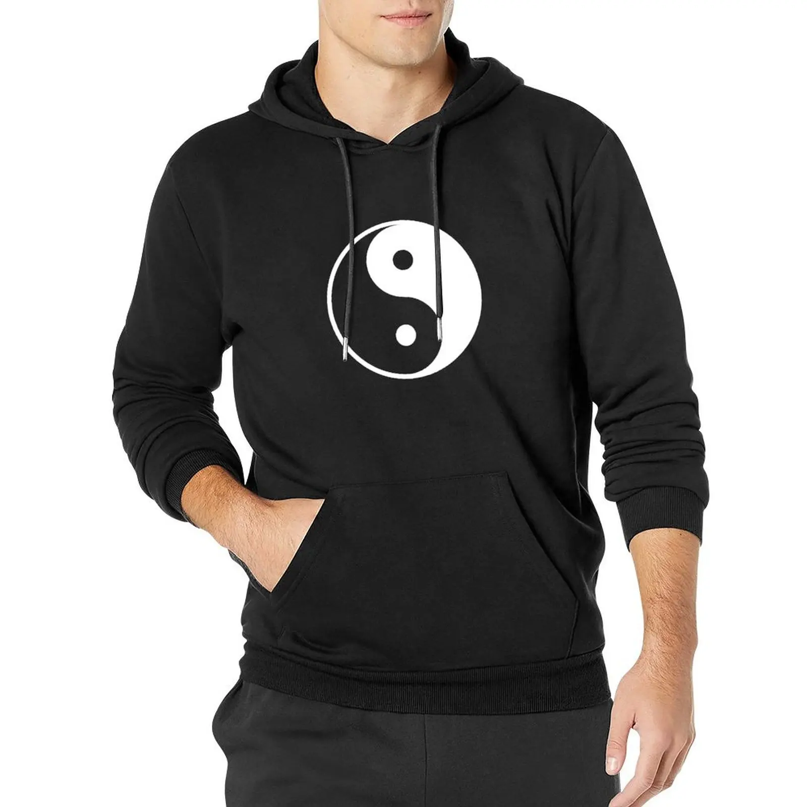 

Yin Yang Symbol Pullover Hoodie korean style clothes mens designer clothes korean clothes graphic hoodies