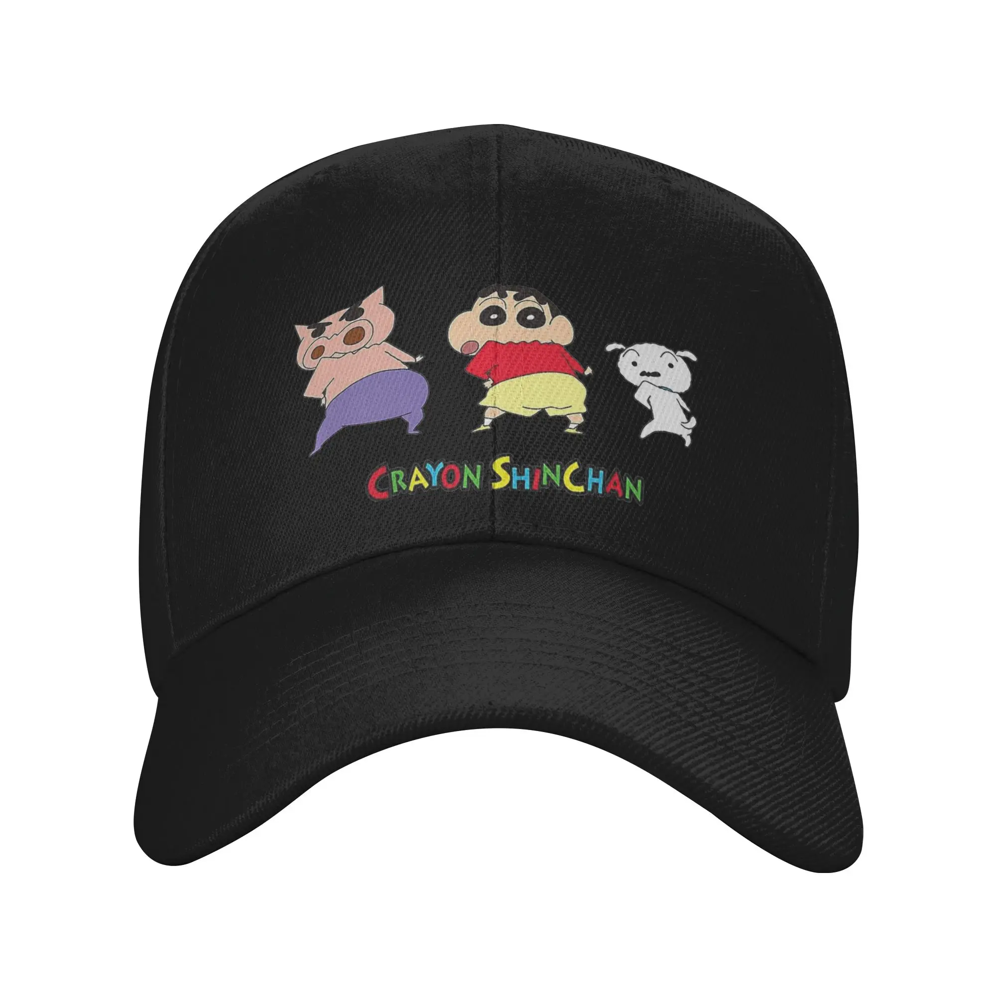 Crayon Shin-chan Shiro Baseball Caps Adult Fashion Sun Hat Cute Anime Cartoon Dad Hat Adjustable Snapback Caps Sports Cap