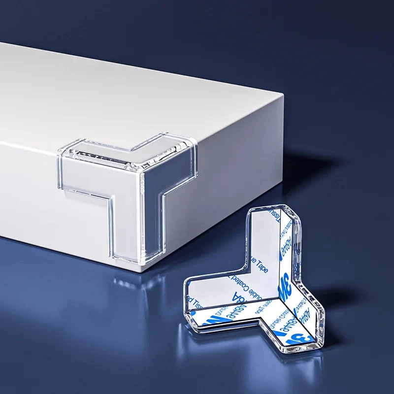 2/4Pcs Table Corner Edge Protection Cover Child Baby Safety Silicone Protector Transparent Anti Collision Desk Protection Cover