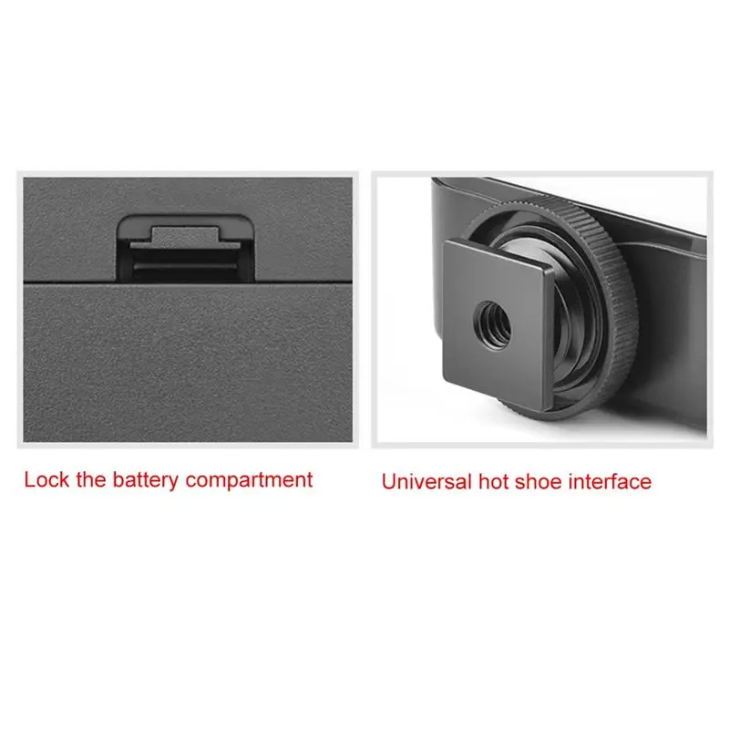 Mini LED Video Light Photography 2W Dimmable 6500K Fill Panel Lamp for Camera Smartphone Laptop