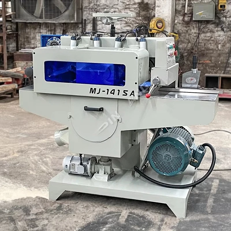 

Multi Blade Rip Saw Pinliang MJ1415A Automatic Woodworking Multiple RIP Saw Machine
