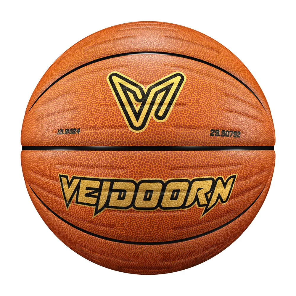 Premium PU Basketball Outdoor Indoor Official Size 7 Street Basketball with Pump Exceptional Grip Non Slip Surface Training Ball