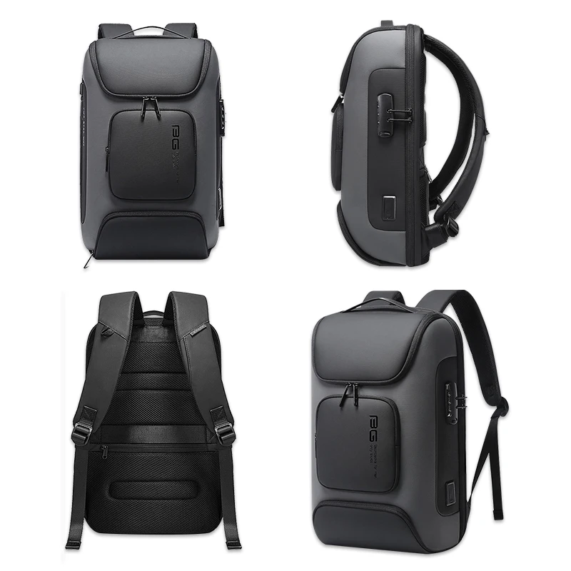 Sac à dos multifonctionnel pour ordinateur portable 15.6 pouces, avec chargeur USB, étanche, pour Business urbain, cartable de voyage plus grand