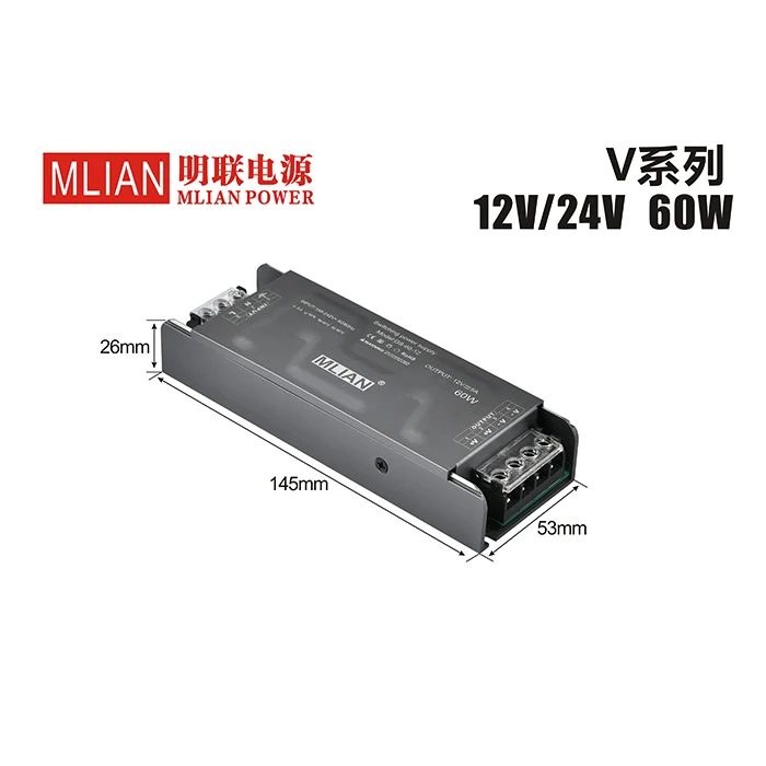 

CE LED Transformer Constant Voltage Indoor Industrial AC DC 60W Unit 12v Led Switching Smps Power Supply