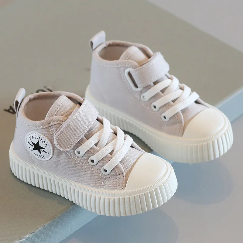 

Spring Autumn New Girls Sneakers Soft Soled Baby Flat Sneakers Boys Casual Kids Sports Shoes Childrens Canvas Fashion Shoes