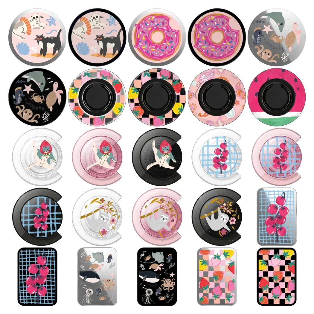 

6030110 Magnetic Phone Folding Stand for IPhone Holder Mount Support for Galaxy S Card Holder