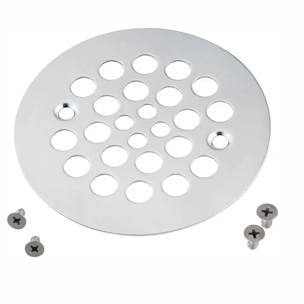 Professional Stainless Steel Shower Drain Cover Anti-Clog 4-1/4“ Drain Strainer Rust-Proof Showers Strainer Bathroom Accessories