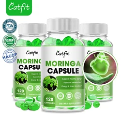 Catfit Natural Moringa Capsule Compound Vitamin&Amino Acid Supplement Nourishing Cardiac Vitality Cell Repair Skin Beauty Health