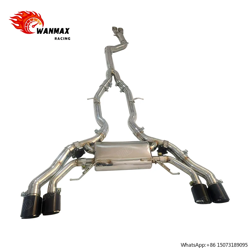 

Racing Professional Single Midpipe for X3M Competition Exhaust System Valvetronic Catback Valved Stainless Steel Muffler
