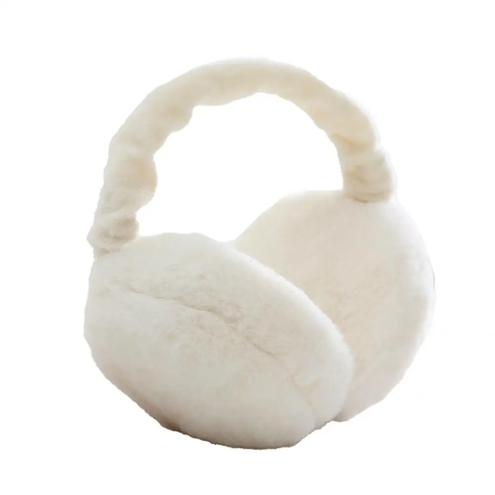 Eco-friendly leve Faux Rabbit Fur Earmuff, aquecedor de orelha exclusivo, sem fiapos, lavável Ear Flap, pele-friendly