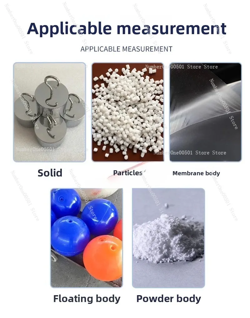 Medidor electrónico de densidad sólida de polvo, instrumento de medición de gravedad específica, caucho de partículas de plástico, equilibrio de esponja de cerámica