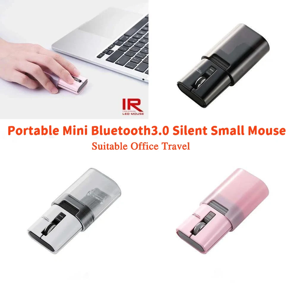 2025 New Mini Wireless Silent Mouse Bluetooth 5.0 Rechargeable Portable Optical Mouse For iPad MacBook PC Suitable Office Travel