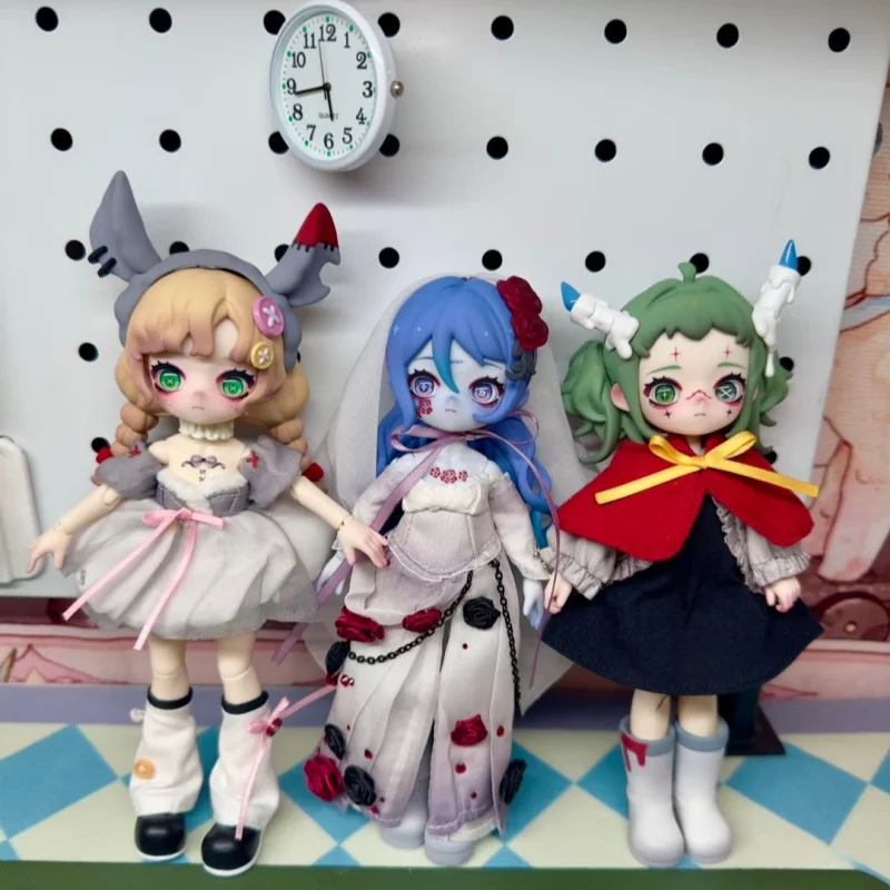 

В наличии Nyssa Bizarre Nightmare Series 1/12 Bjd Blind Box Mystery Box Dolls Kawaii Action Anime Фигурка Игрушки Рождественские подарки-сюрпризы