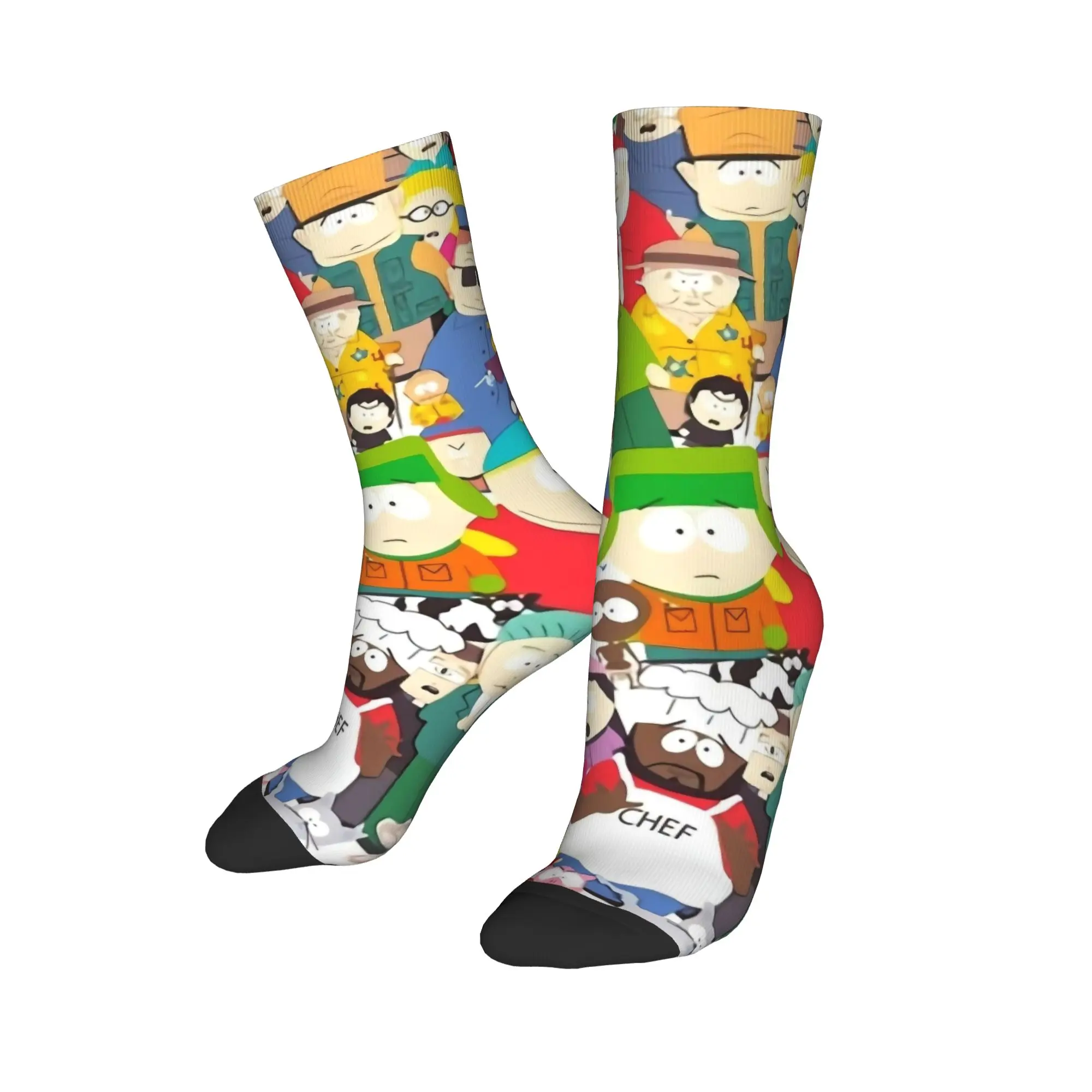 

Модные футбольные носки Souths All Characters Park, винтажные дышащие носки унисекс из полиэстера