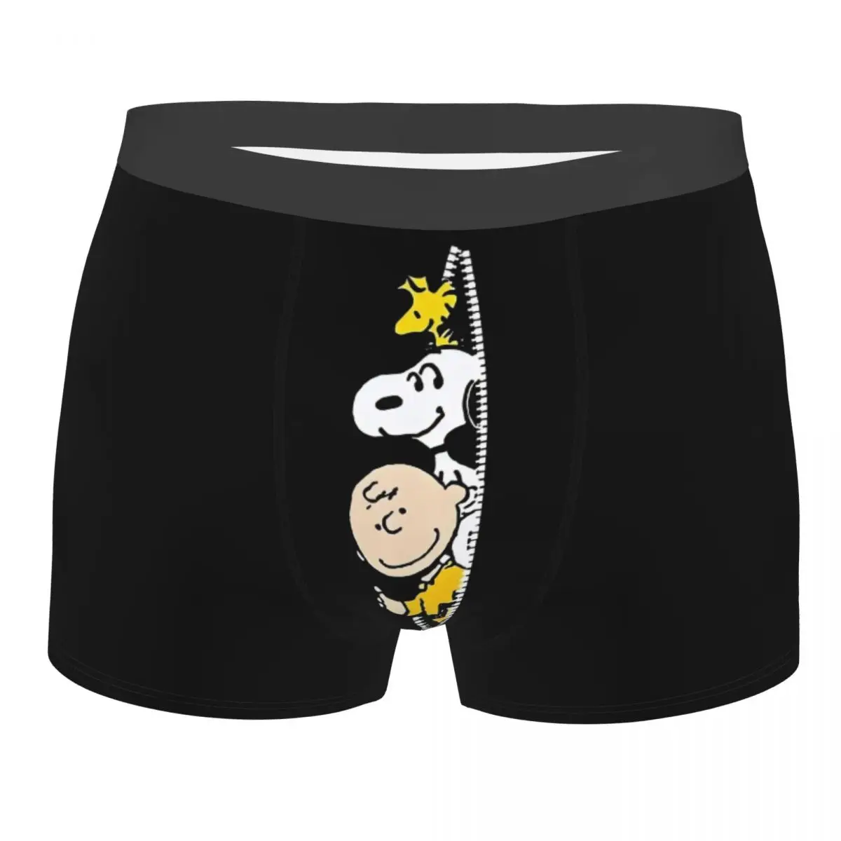 

Custom Cute Cartoon S-Snoopys Boxers Shorts Men Briefs Underwear Fashion Underpants
