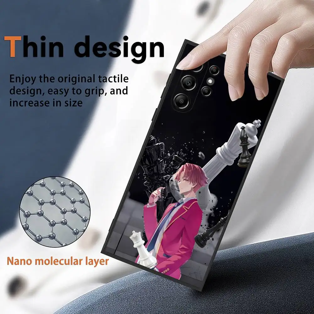 Funda de teléfono Anime C-Classroom Of The Elite para Samsung Galaxy S25 S24 S23 S22 S21 S20 Ultra Plus, Funda suave a prueba de golpes