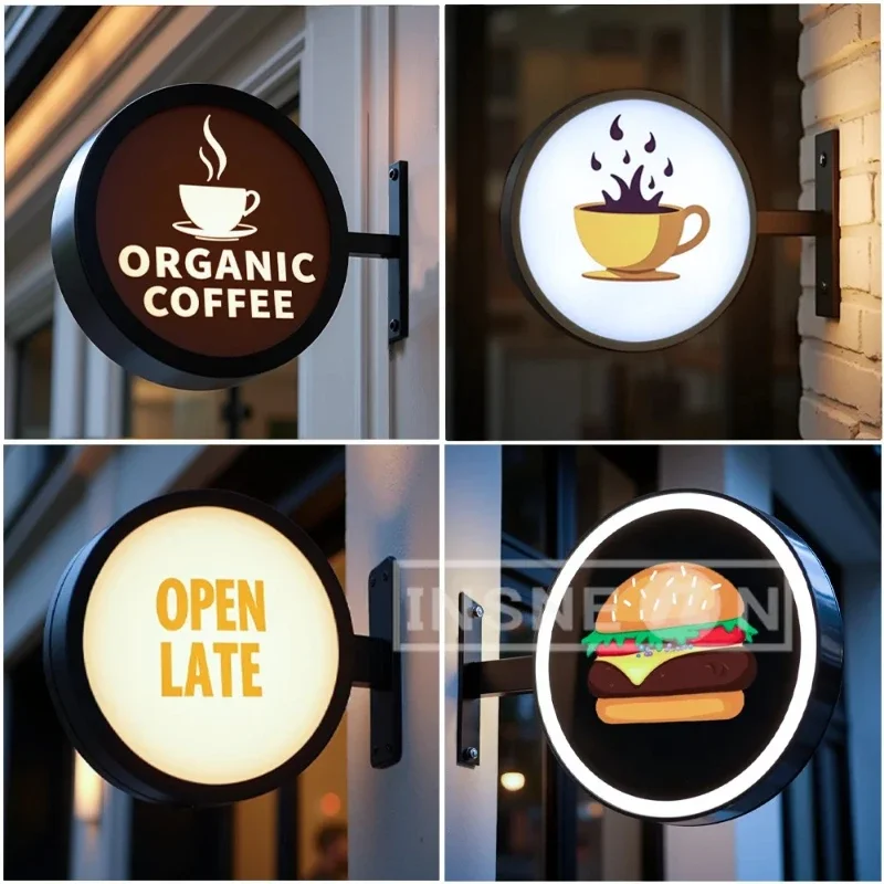 Custom Logo Light Box: Personal Design LED Neon Sign with Metal/Acrylic Material for Home Wall Lighting & Business Advertising