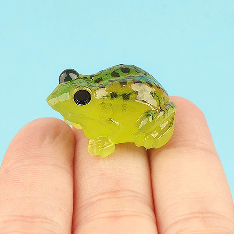 Luminous Toad Small Frog Model Decoration Micro Landscape Doll House Decoration Desktop Decoration