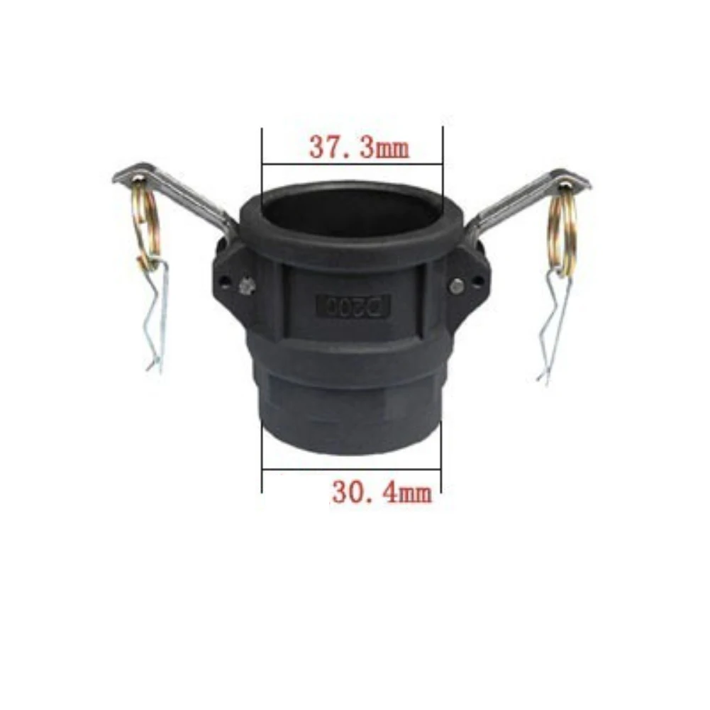 2Sets Camlock Fittings Polypropylene Type D & F Hose Fitting Kit for Pump Tank and Hose Fluid Transfer Solutions