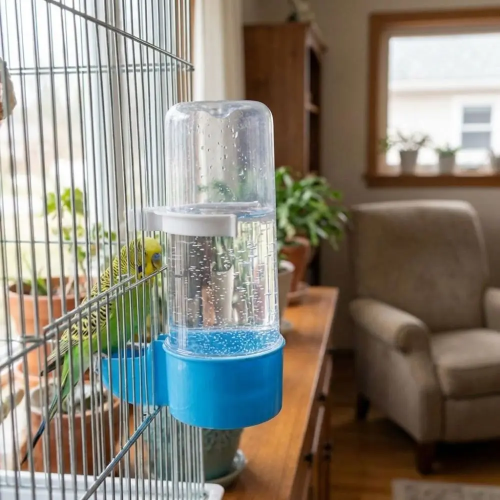 240ML Capacity Automatic Bird Feeder Leak-Proof Detachable Base Bird Water Dispenser Hummingbird Feeder Plastic