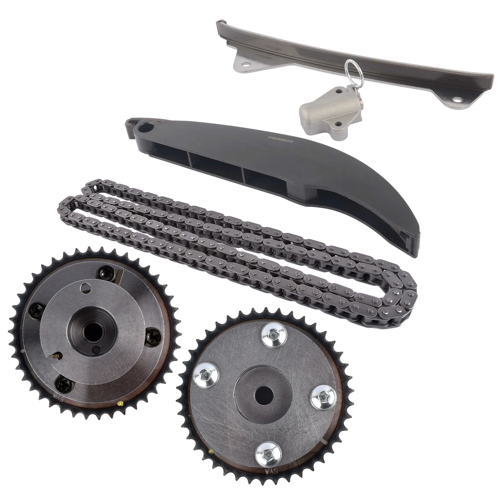 AP02 Distributiekettingset & VVT-uitrusting voor Hyundai Tucson Elantra Kia Forte5 Forte Soul 2.0 2014-2021 243502 E201 243702 E200 243212 E200