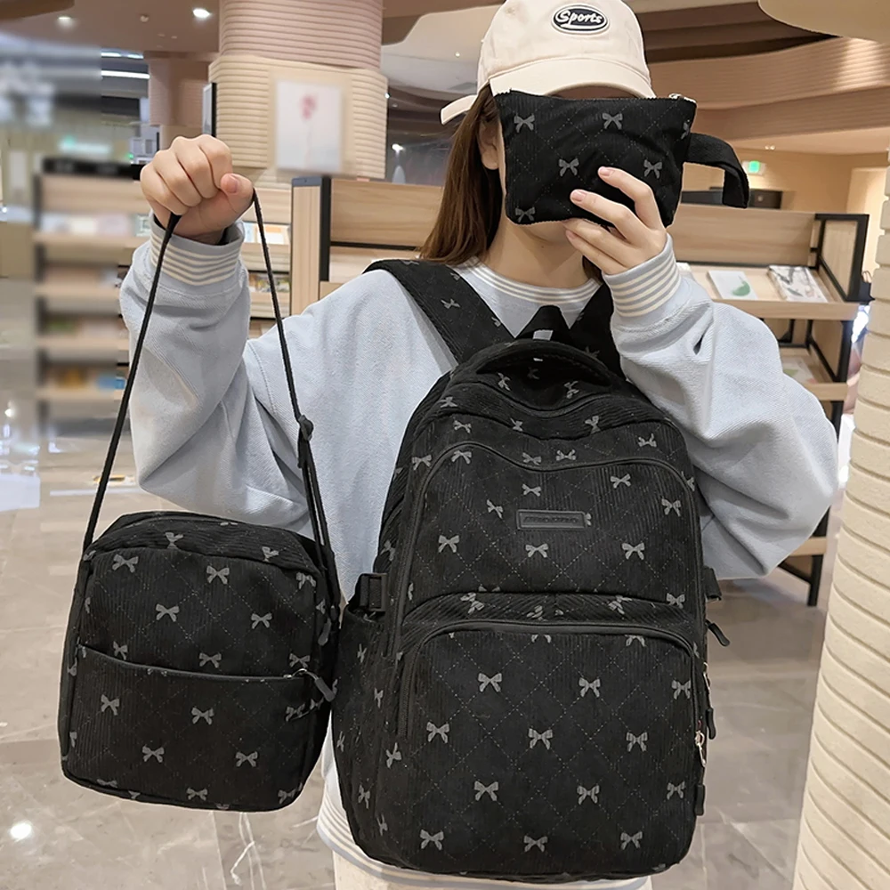 กระเป๋าเป้สะพายหลังแฟชั่นสไตล์ญี่ปุ่นความจุเยอะ รุ่นใหม่ ดีไซน์สวย ใช้งานได้หลากหลาย ใส่คอมพิวเตอร์ได้