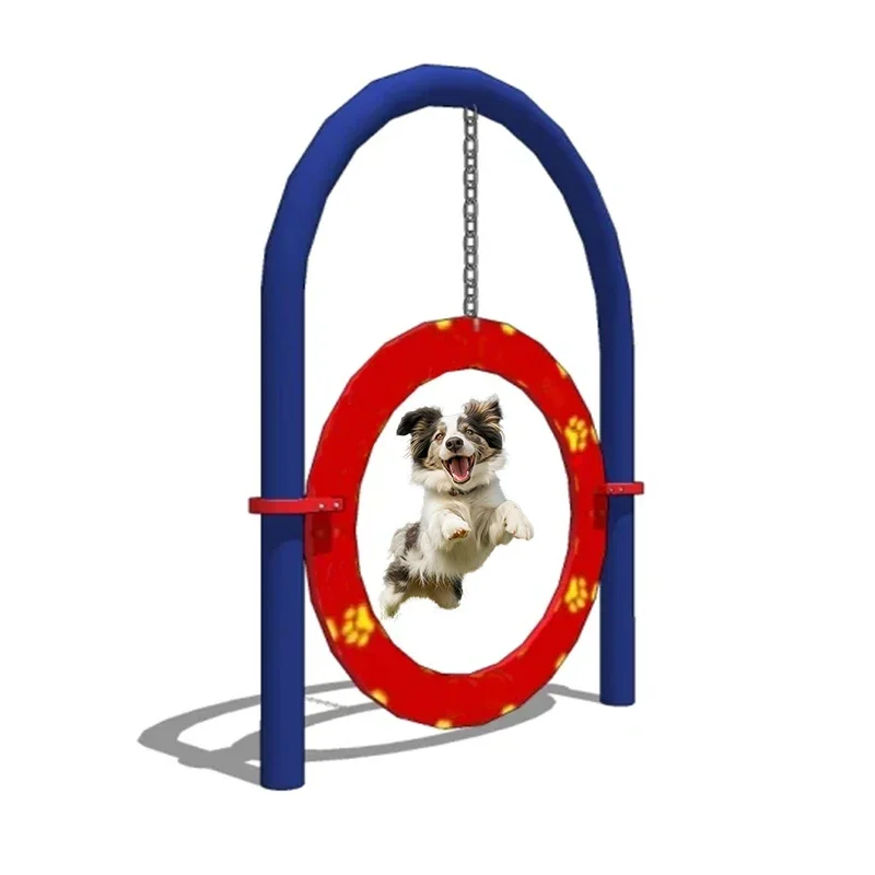 Factory Customized pet supplies dog park dog agility equipment Adjustable Tire Jump Dog Park Equipment