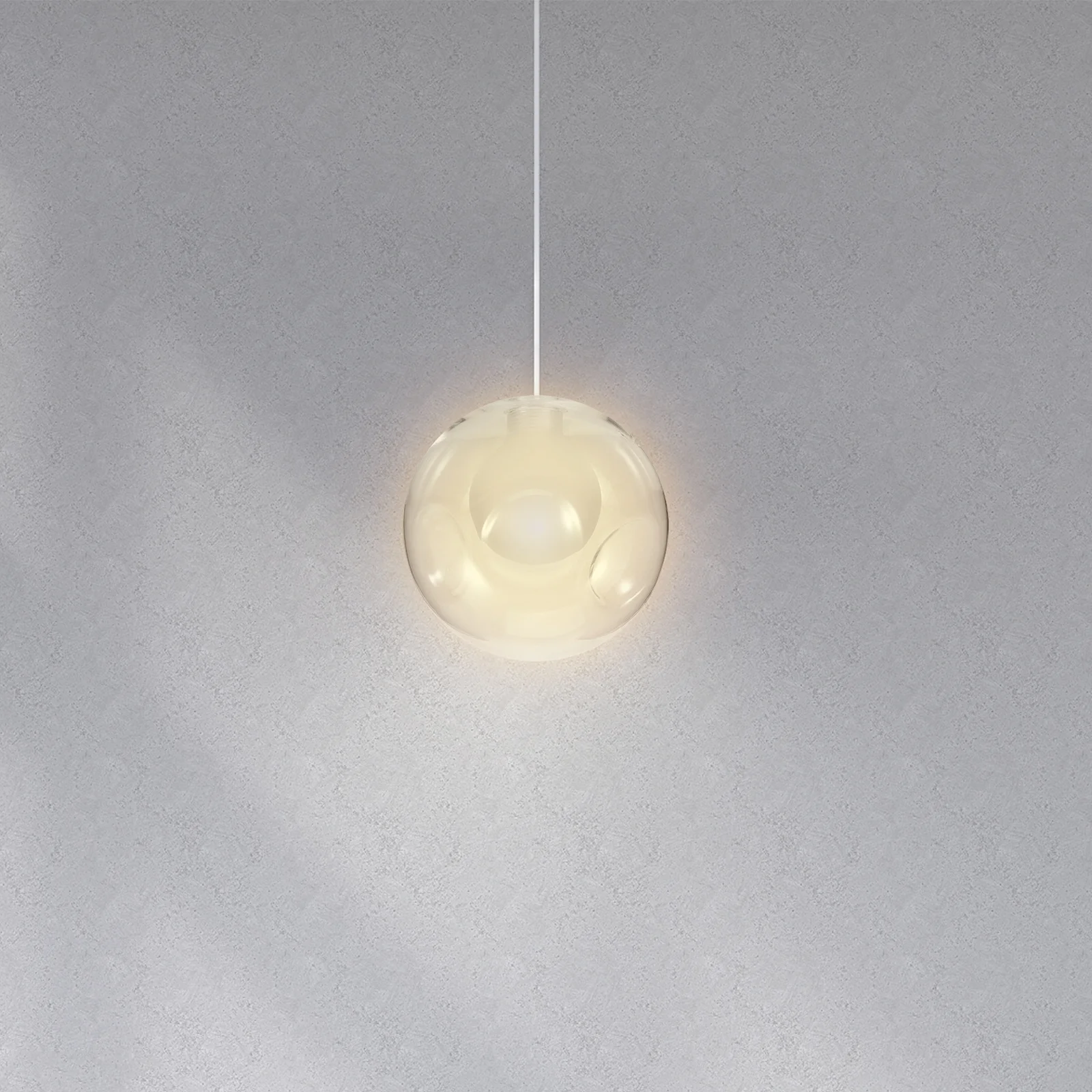

Glass Lamp Shade 150Mm G9 Base Pendant Light Cover for Ceiling Modern Decorative Replacement Shades with Soft Warm Lighting
