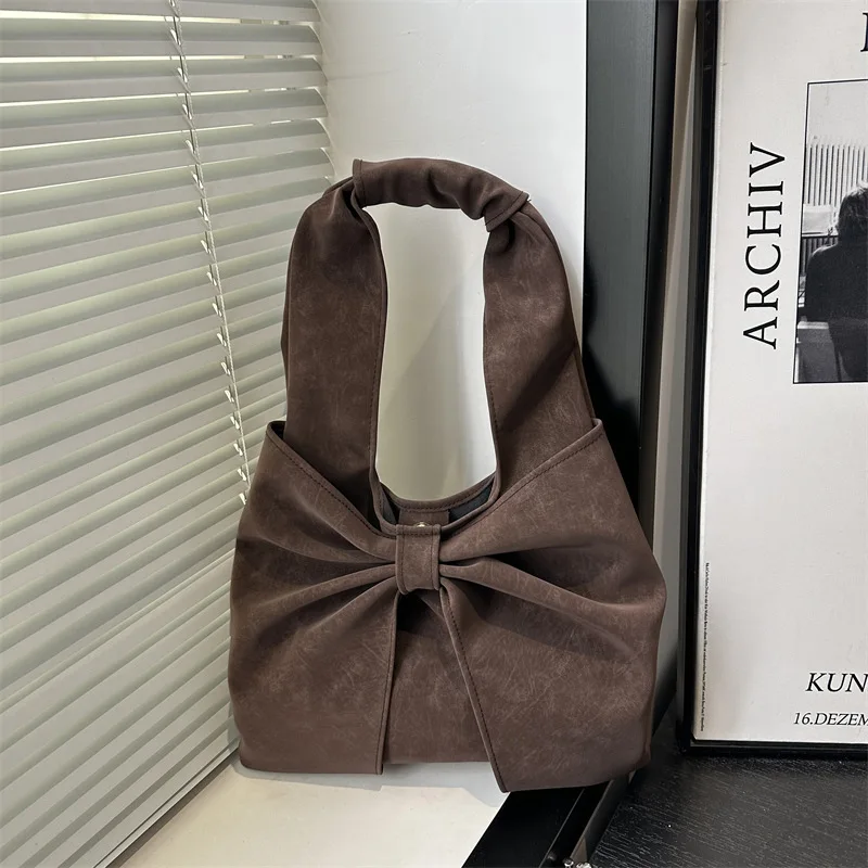 

2025 Winter Fashion Underarm Tote Bag for Women, Genuine Leather Large Capacity Multi-way Shoulder Crossbody Purse