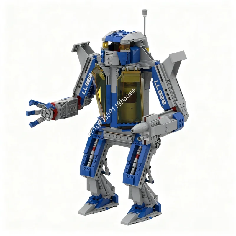 

889 шт. MOC Galaxy Titan Mech nan Модель Строительные блоки Модульная креативная архитектура Развивающие игрушки Рождественские подарки