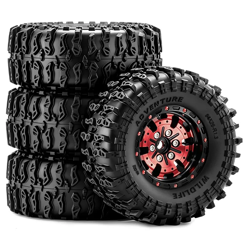 1/18TRX4M SCX24 FMS Ascent-18 1.3inch wheel tires Climbing vehicle tire treadD481