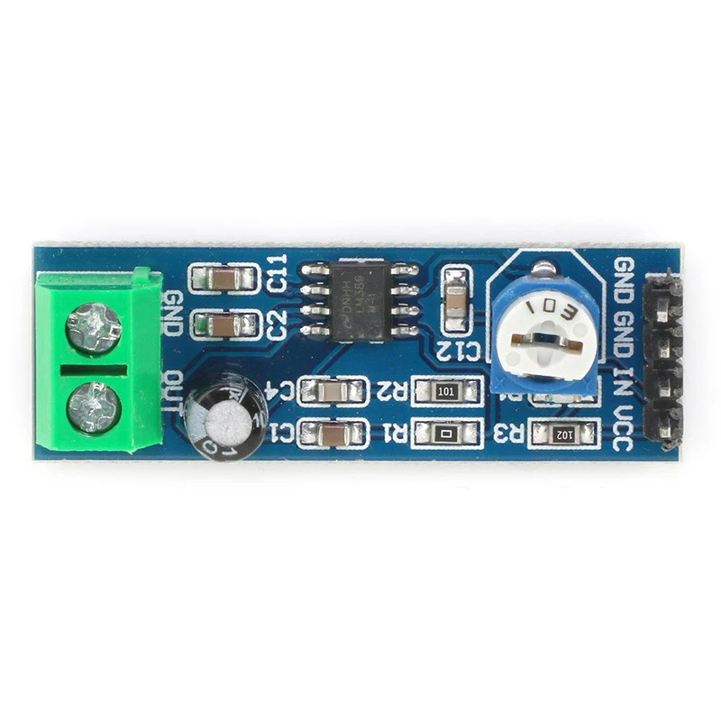 LM386 Audio Power Amplifier Module 200 Times Gain Amplifier Board mono Power Amplifier 5V-12V Input