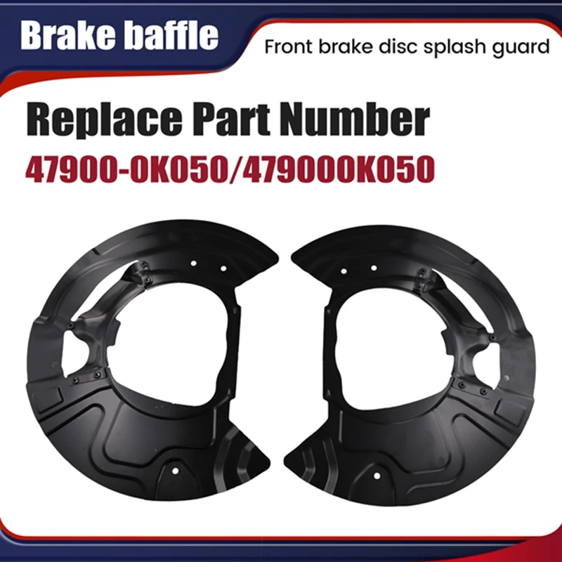 

1Pair Front Brake Disc Splash Panels 34116857977 34116857978 For BMW X5 X6 E70 E71 2007-2019 Brake Dust Shield Guard Kit