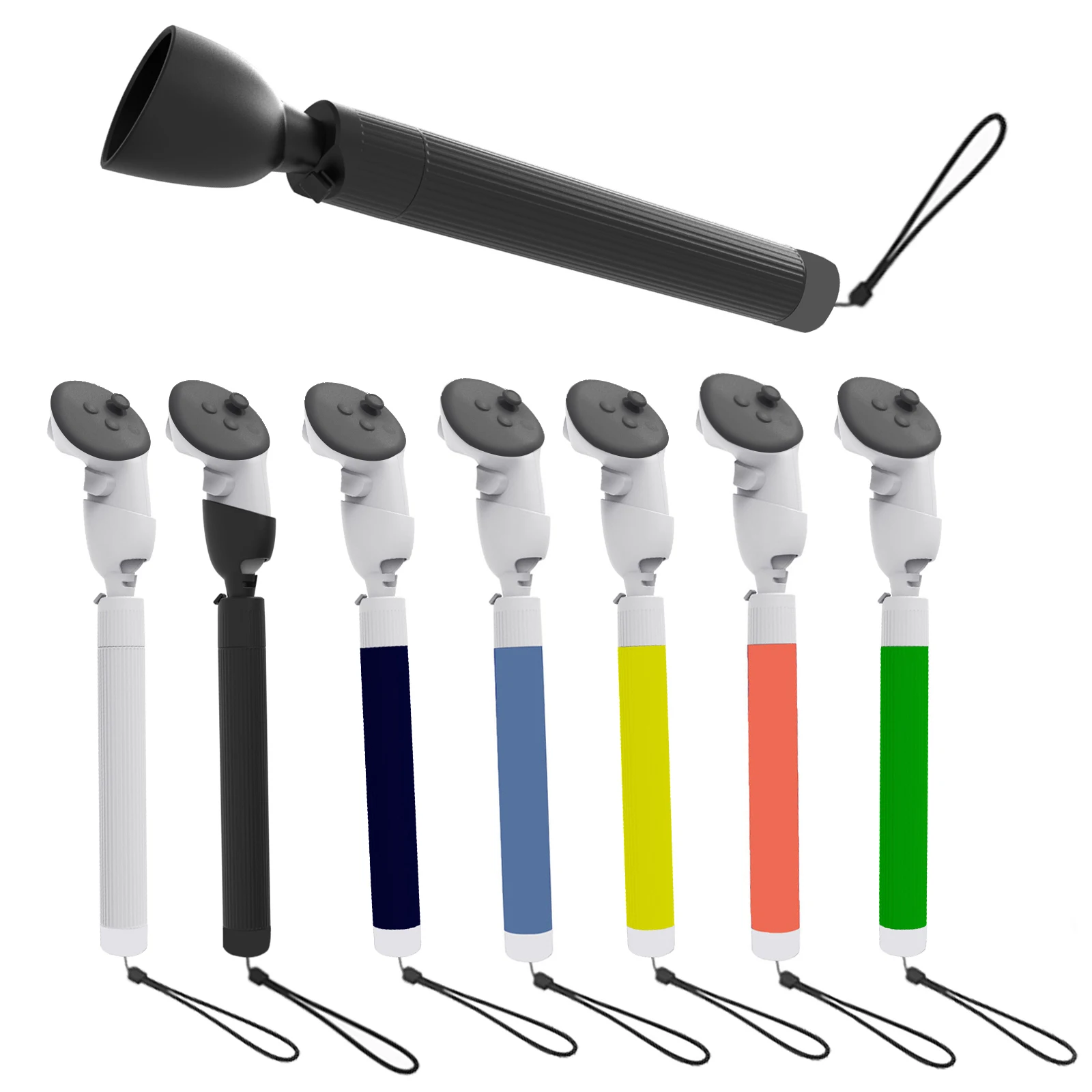 

Игровой контроллер для Oculus quest 3, держатель с удлинителем и движущимся захватом, игровые аксессуары, 2 шт.