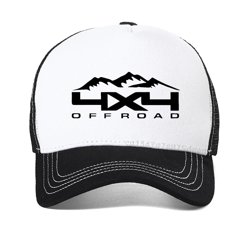 Creative outdoors 4x4 Off Road and Mountain Baseball cap Funny racing men hat summer Mesh Breathable Trucker hat gorras