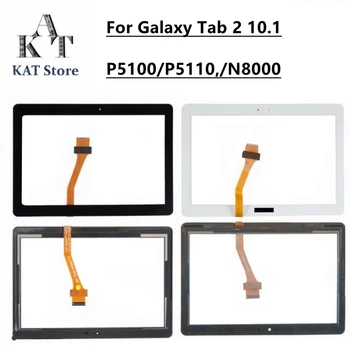 10.1 "dokunmatik ekran Digitizer için uyumlu Galaxy Tab 2 p5p5110 P5113 Touch N8010 ön cam Lens paneli yedek parçalar