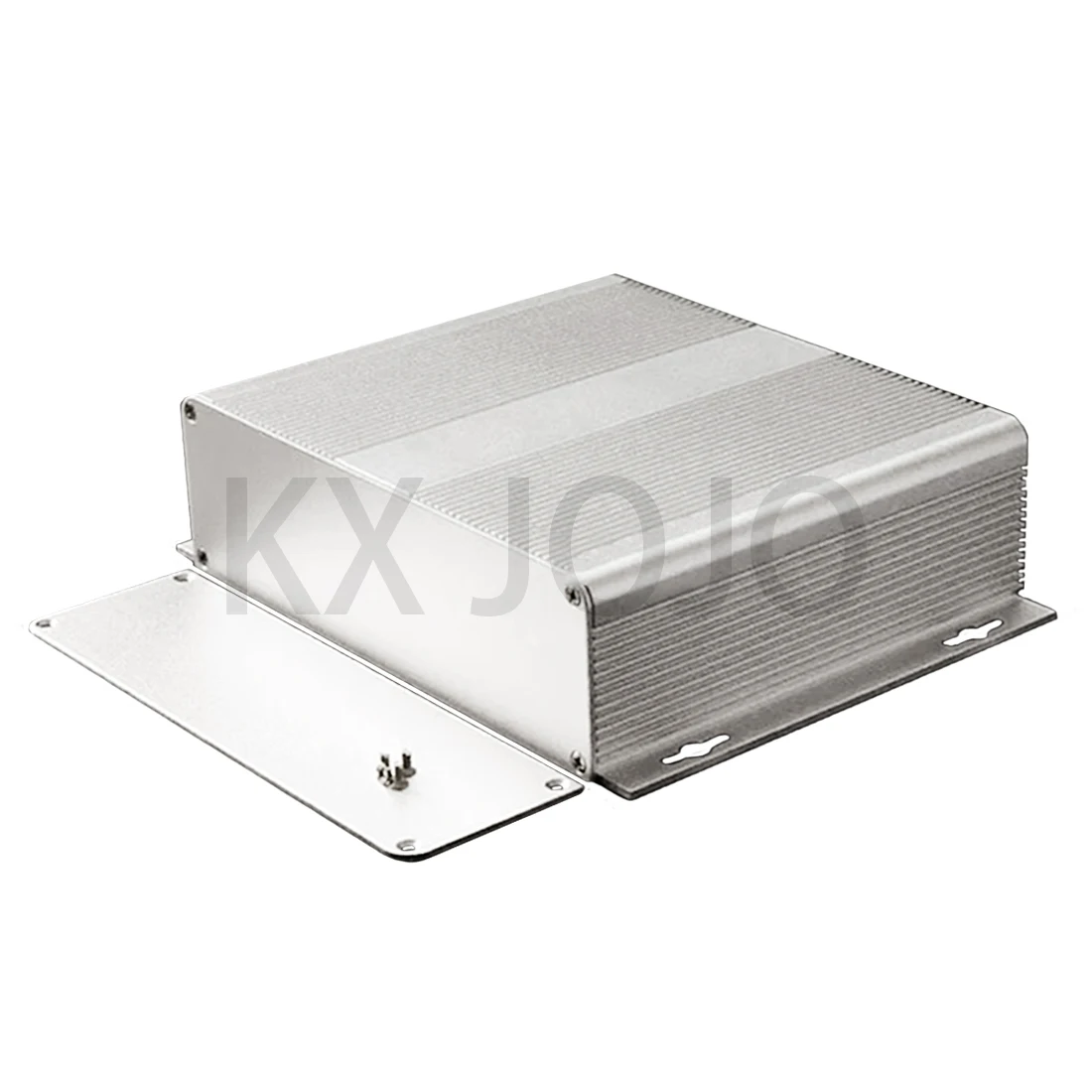 Aluminum Enclosure 204*54*120/150mm Waterproof Silver/Black Split Type Case with Ear Electronic Box DIY Power Housing Instrument