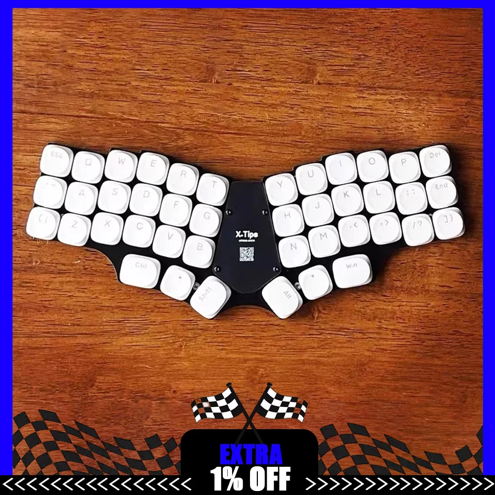 

X36n клавиатура Corne V4 раскладка беспроводная 42 клавиши встроенная эргономичная механическая клавиатура с поддержкой флакона Qmk пользовательский аксессуар для геймера