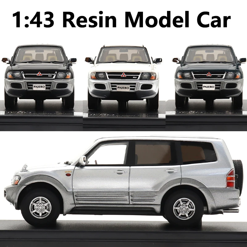 1:43 Harz Modellauto PAJERO (1999) Edition Automodell Hohe Simulationsfahrzeuge Dekoration Ornament Spielzeug für Jungen Sammlung Geschenke