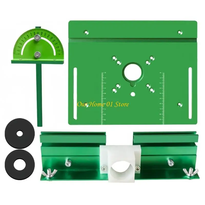 M4YC Adjustable Woodworking Mounting Plate Fixture Jig for Multiple Trimming Models