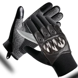 Summer All Finger Level 5 Anti Cutting Sheepskin Gloves Kevlar Anti Stabbing Carbon Fiber Shell Military Training Fans Men