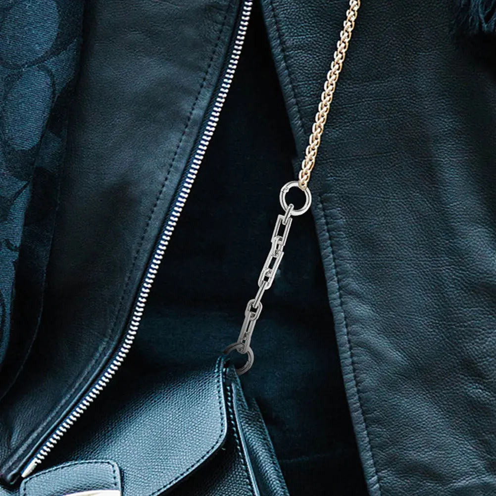 4Pcs Purse Chain Extender for Handbags Crossbody Bags Shoulder Straps Bag Strap Lengthener Decorative Bag Extension Chain Easy